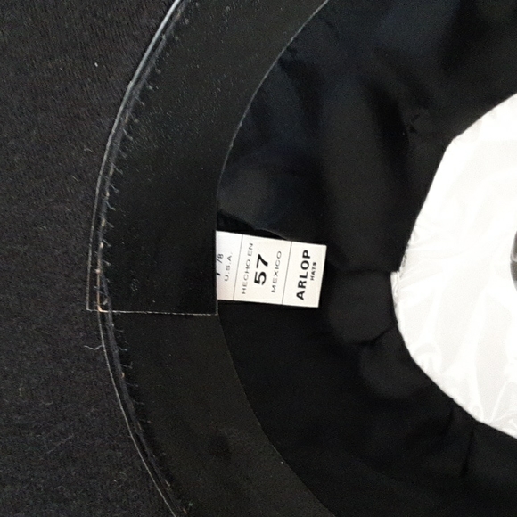 ARLOP WOMENS HAT BLACK.Cowboy or Casual - Picture 4 of 9